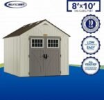 Suncast Tremont 8×10 BMS8100 Outdoor Resin Storage Shed - Image 2
